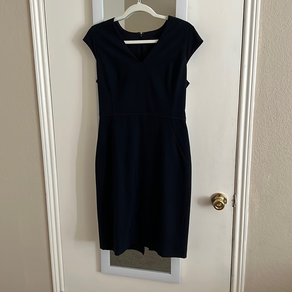 Ann Taylor navy dress size 6 - gently used